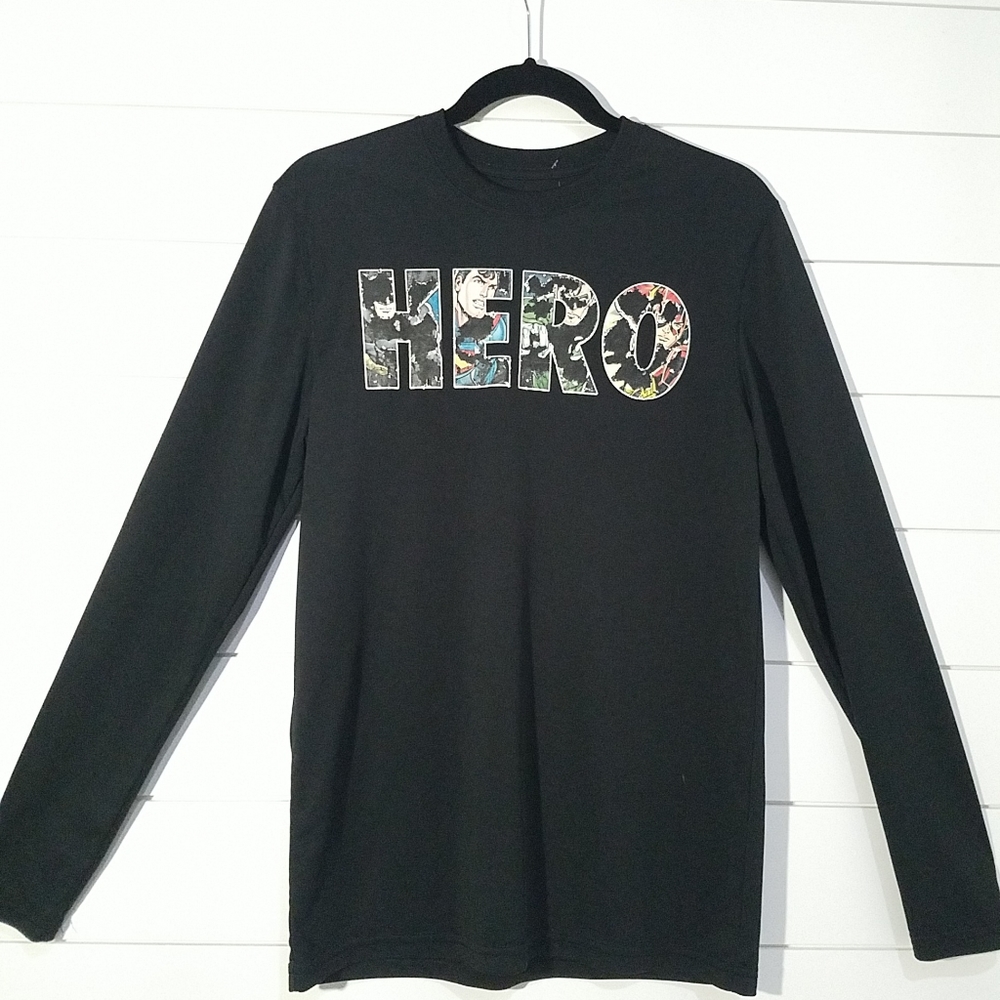 Vintage Black Swearshirt D.C Comics Theme